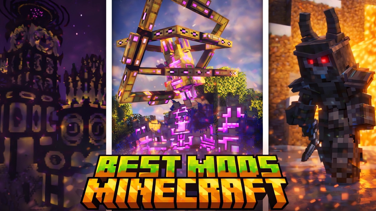 TOP +10 Crazy Minecraft Mods You NEED! [1.20.X  1.21.X] [Forge & Fabric]