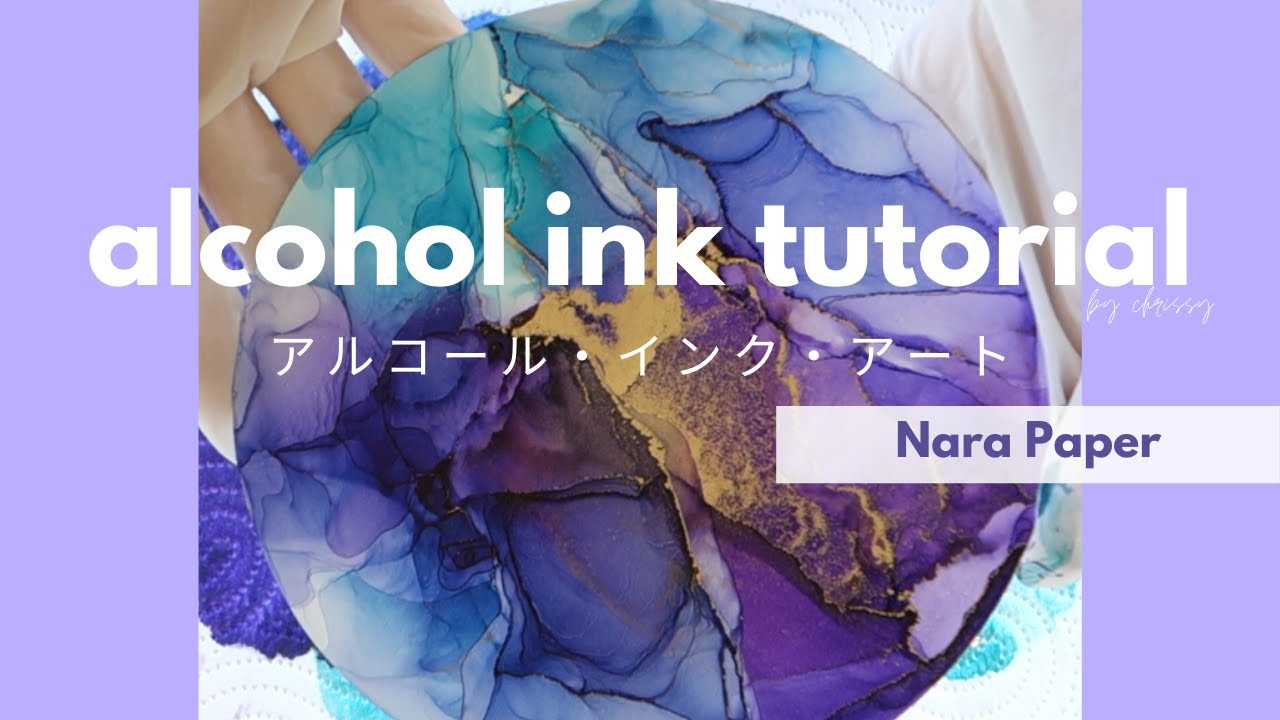 Alcohol Ink on NARA | Nara Synthetic Paper - 6