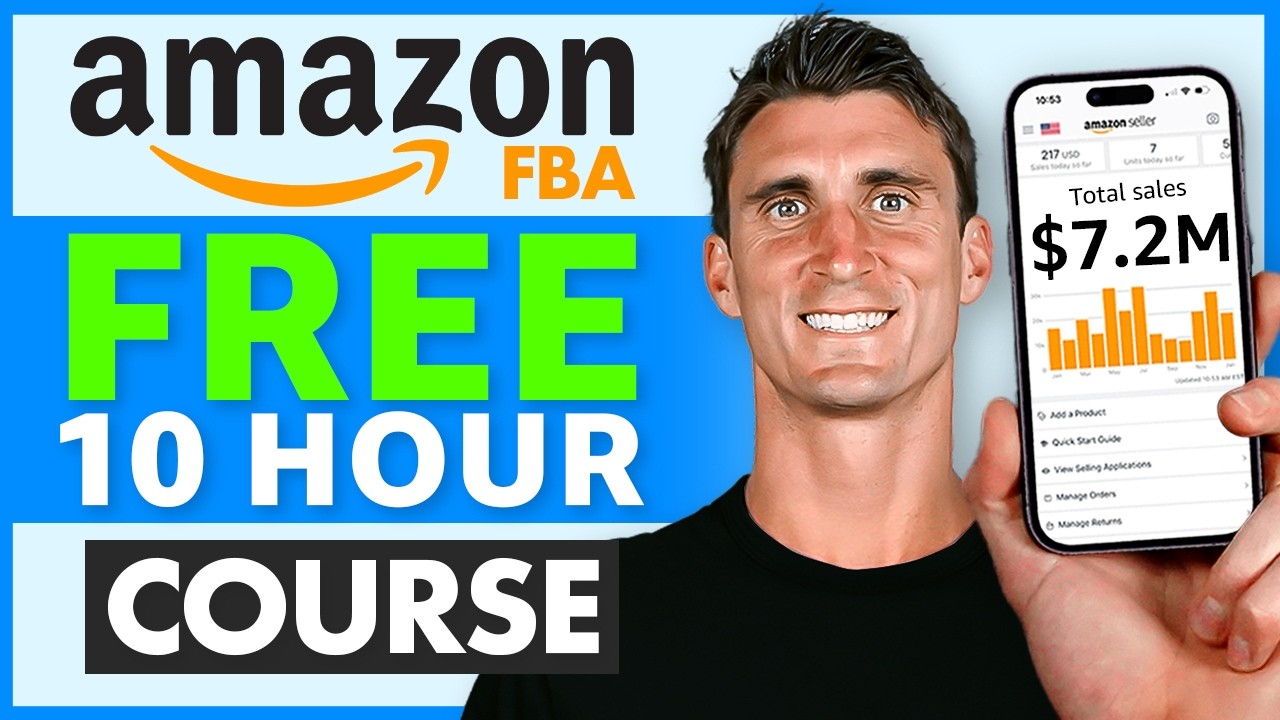 FREE Amazon FBA Course | COMPLETE Step by Step Tutorial For Beginners 2026