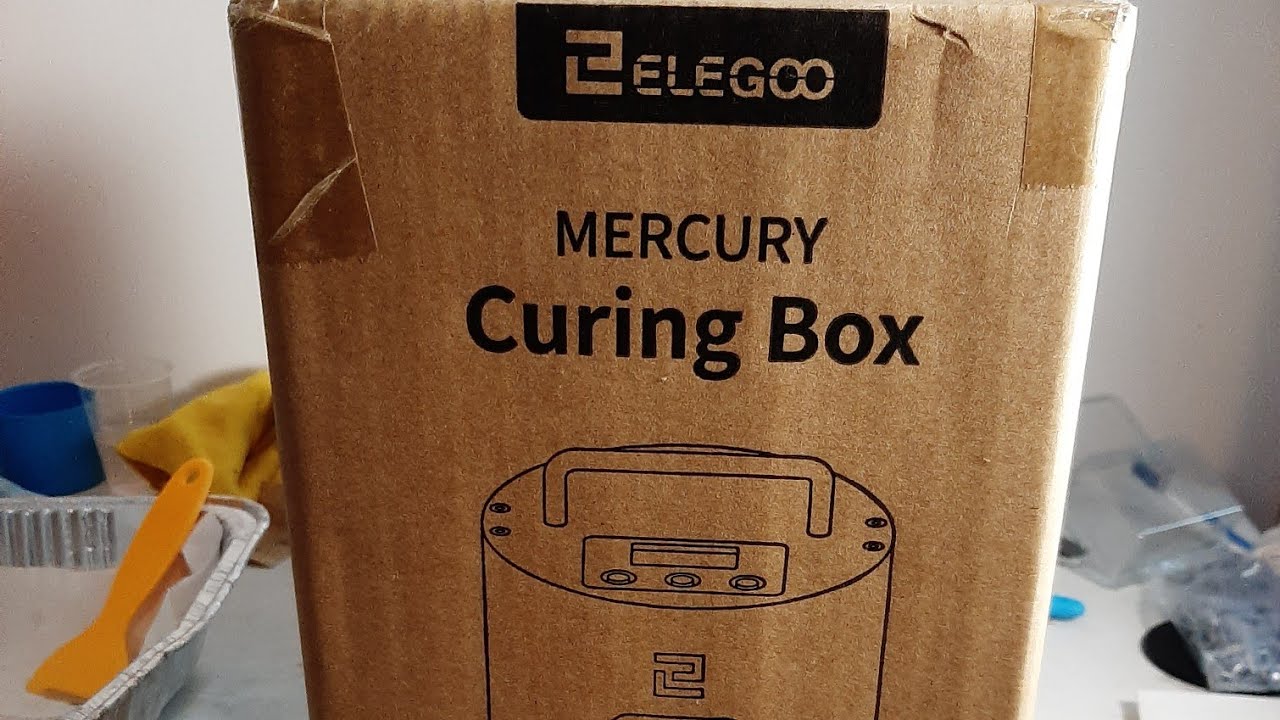 Elegoo Mercury Curing Box Uboxing and Initial Impression + Print Cleaning Tutorial
