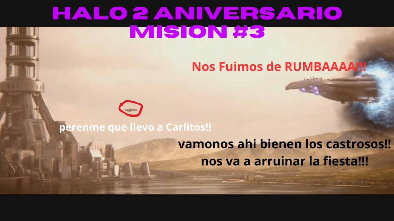 Halo 2 Aniversario Mision #3d Mision completa en español Latino en full HD