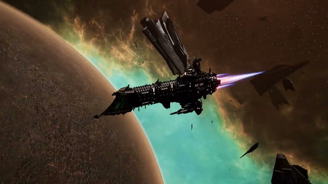 Eldar & Imperium vs Ork | Battlefleet Gothic Armada II | Brutal Space Battle Warhammer 40k