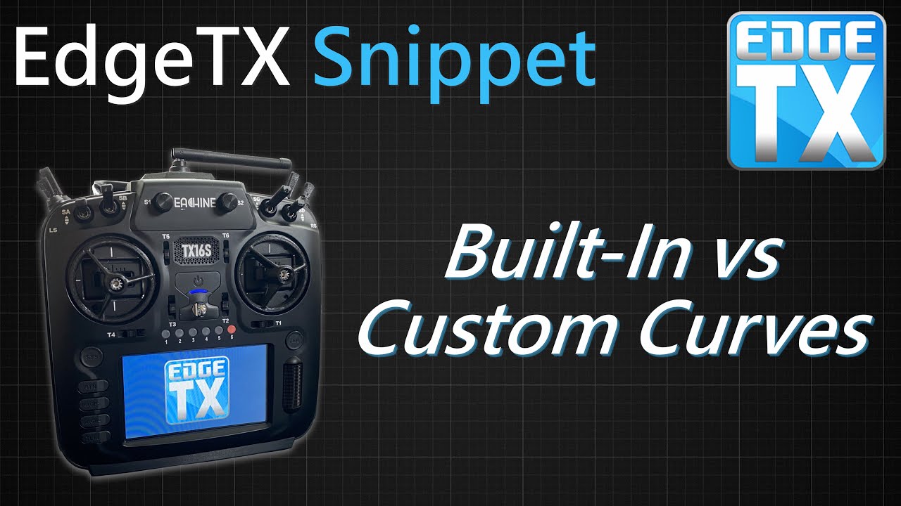 EdgeTX Snippet &bull; Built-In Curves vs Custom Curves
