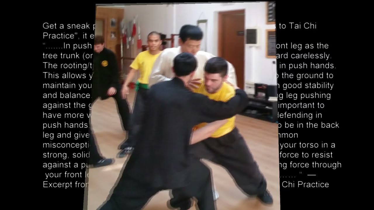 Push Hands -  yielding back or occupy the front?