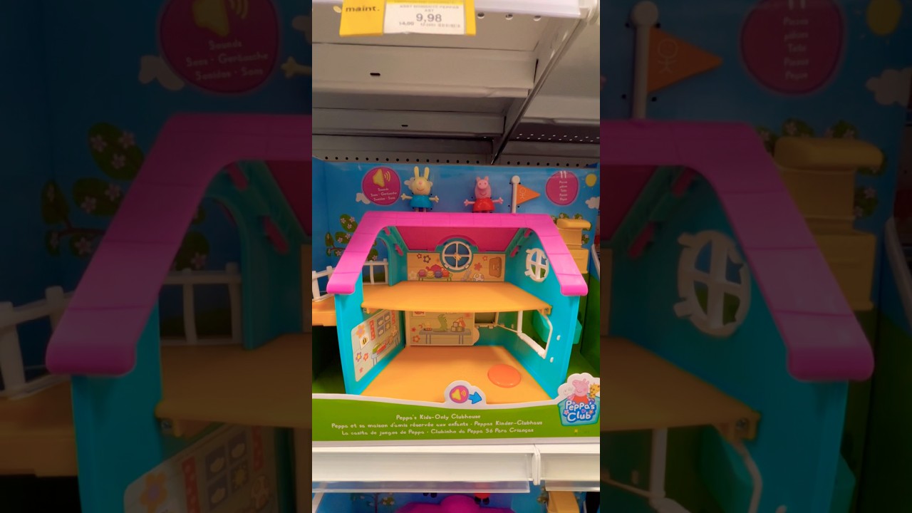 Peppa&rsquo;s kids-only clubhouse #peppa pig#toys #shortsfeed #shorts