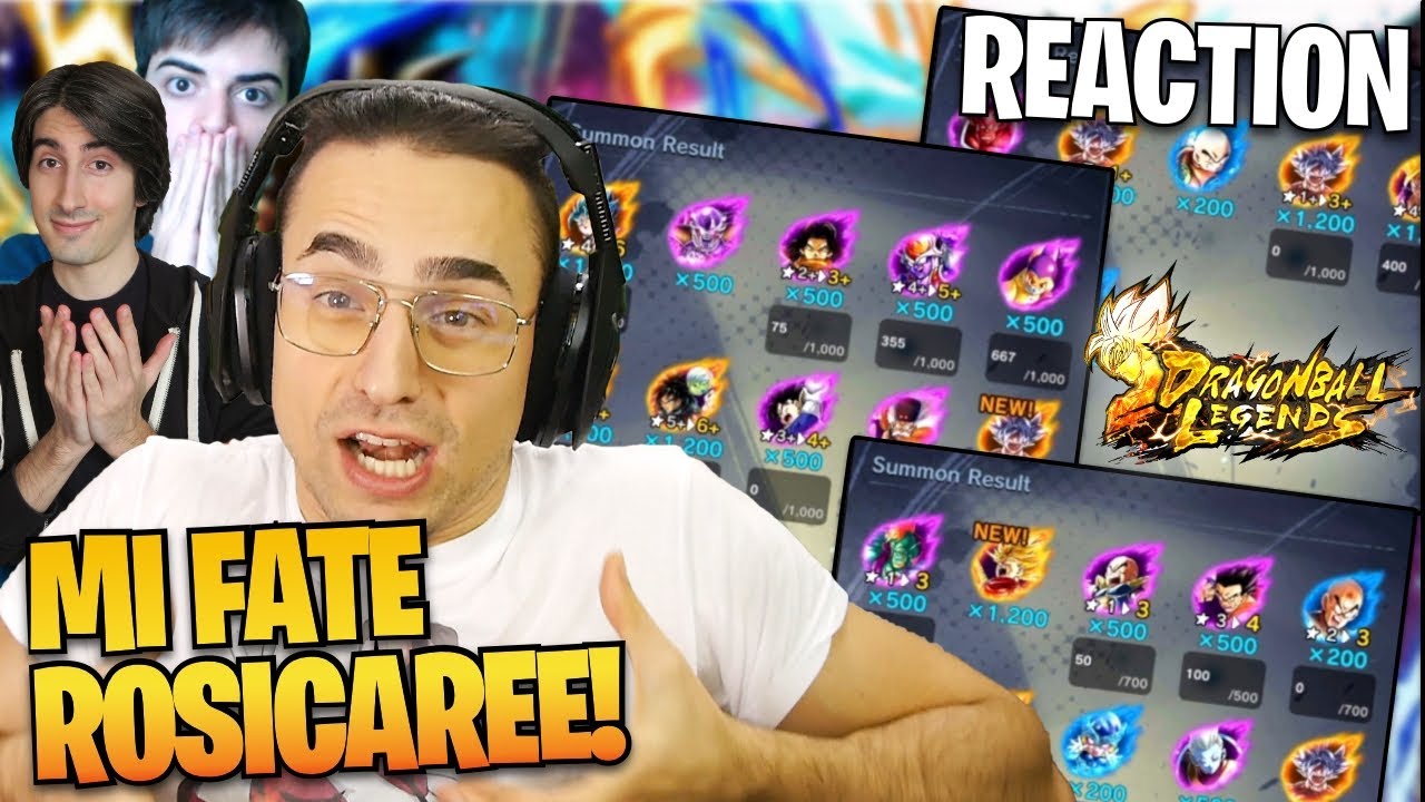 REACTION ALLE VOSTRE SUMMON nel 4TH ANNIVERSARIO su DRAGON BALL LEGENDS