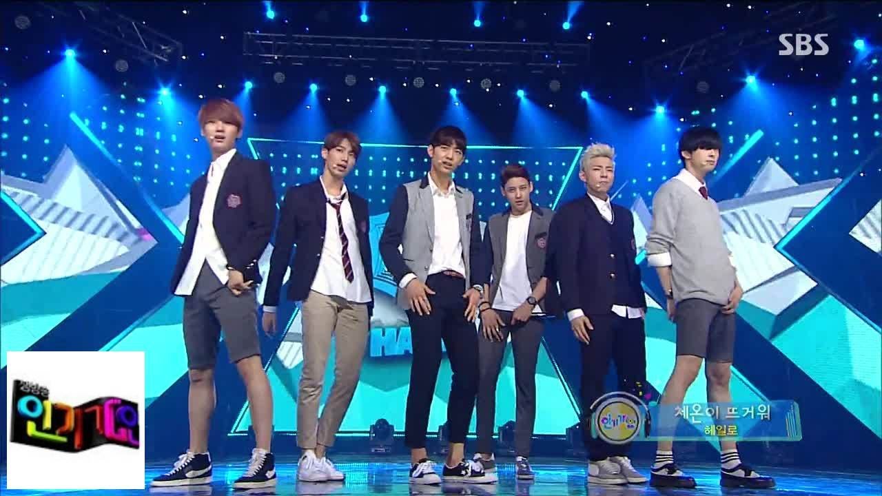 [Halo (HALO)] Температура тела горячая @ Популярное Inkigayo 140629