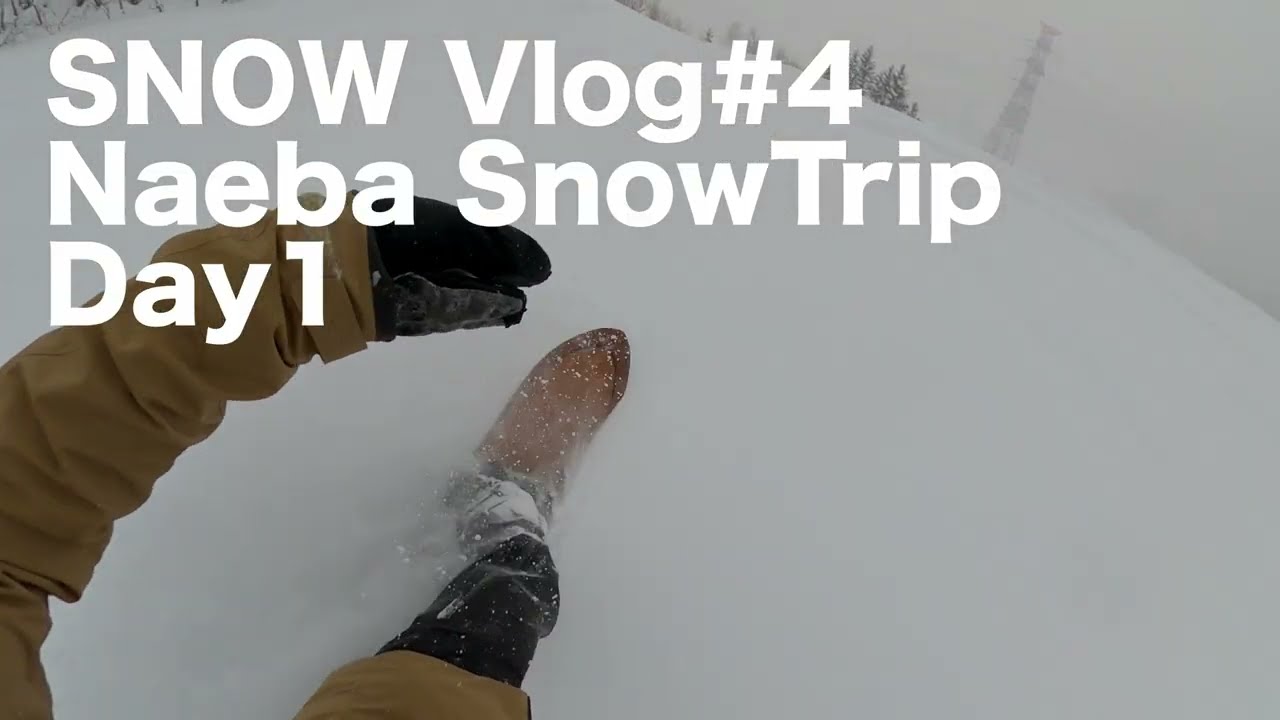 🥇金メダル🥇これぞ豪雪地帯！稀に見る本気の湯沢がエグ過ぎた！どパウダーの苗場へSnowTrip Day1【SNOW Vlog#4】オリンピック スノーボード 男子ハーフパイプ金銅メダルおめでとう！