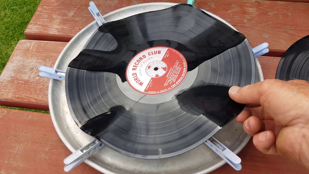 How to upcycle old records into quirky retro bowls using free energy!