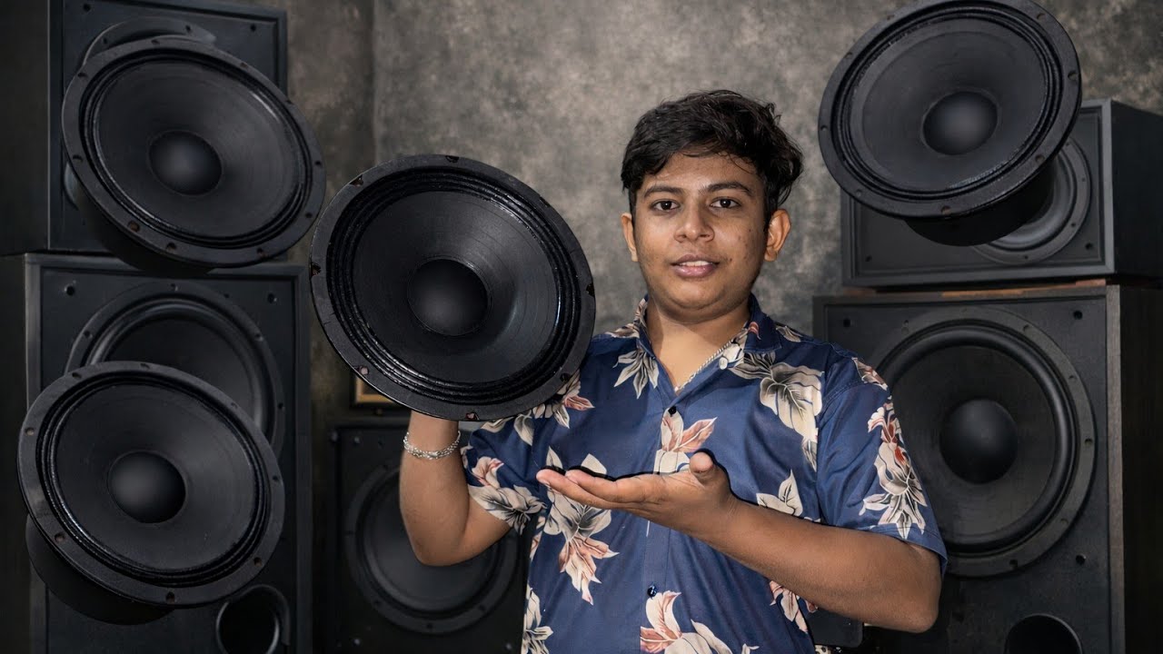 Ahuja 12inch specker Unboxing ll and testing extremely ll how to make specker Cabinet ll full video 