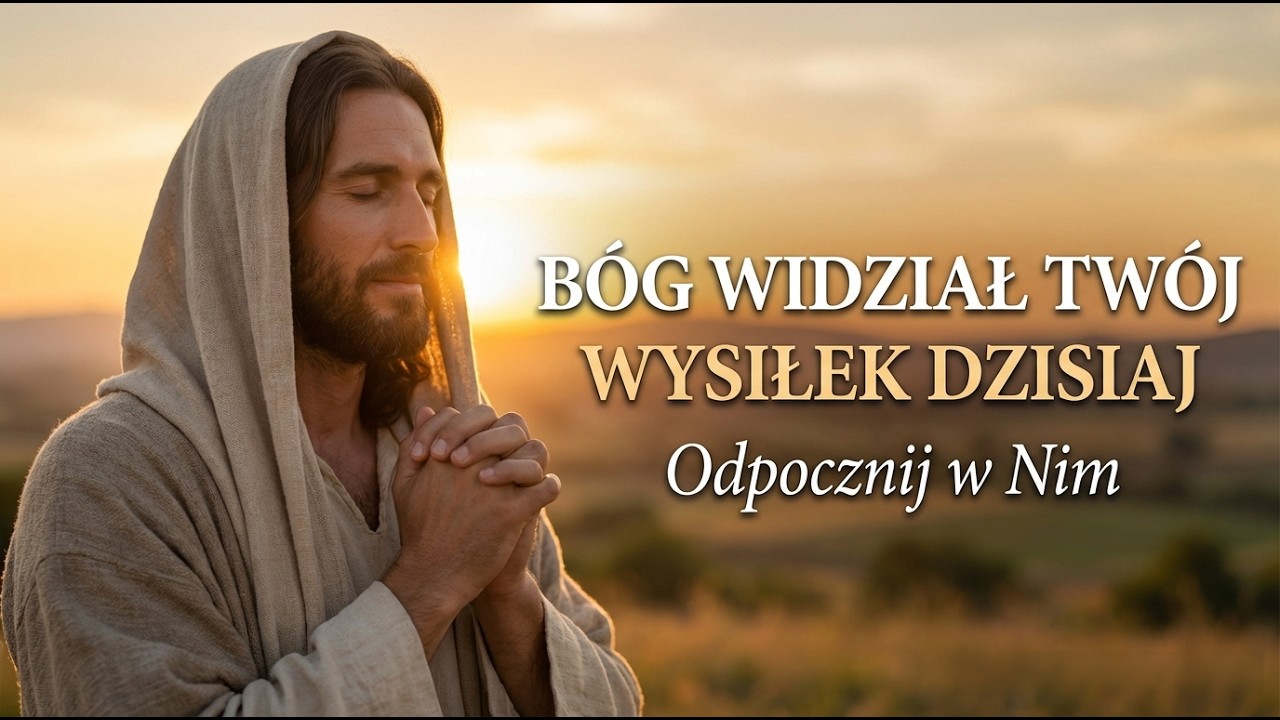 Jeśli jesteś zmęczony, ta modlitwa jest dla Ciebie | Modlitwa na noc