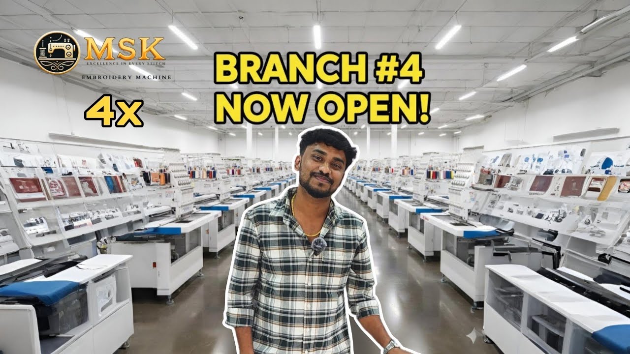 Vizag, we’re officially HERE! 📍 MSK EMBROIDERY MACHINES now at Gajuwaka