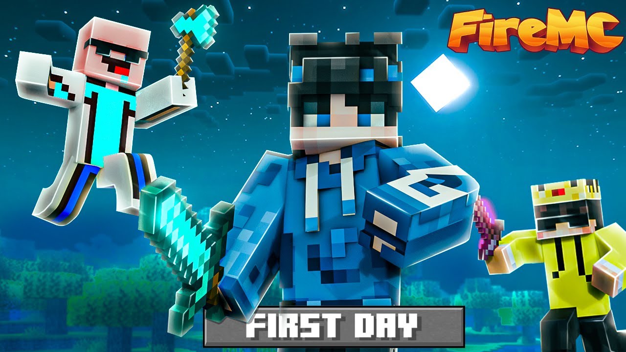 NOOB TO PRO ON FIRST DAY in FireMC!