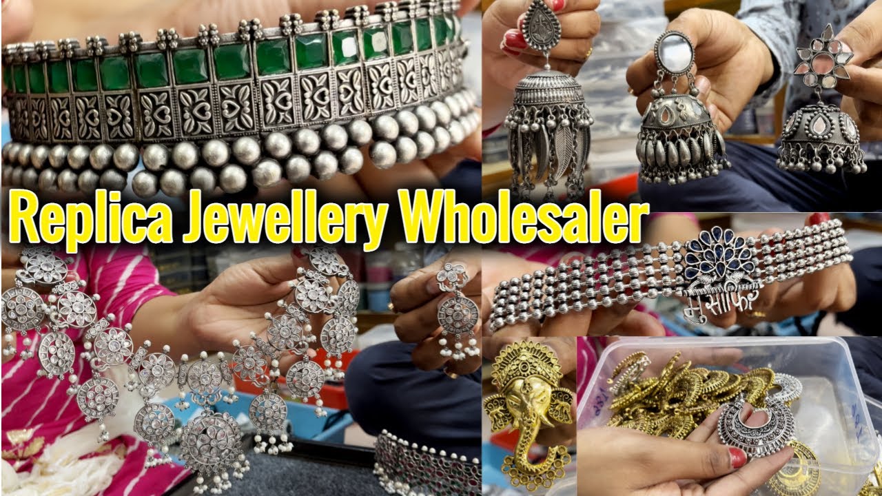 Replica Jewellery Wholesale Price | German silver, Oxidised Jewellery wholesale | Reaaan Collections
