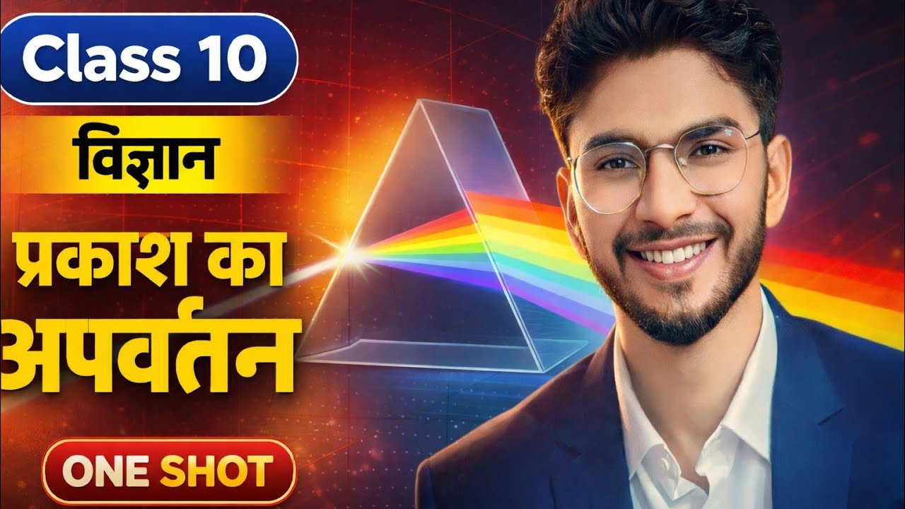 Class 10 विज्ञान | प्रकाश का अपवर्तन (Refraction of Light) | One Shot | पूरा अध्याय आसान तरीके से
