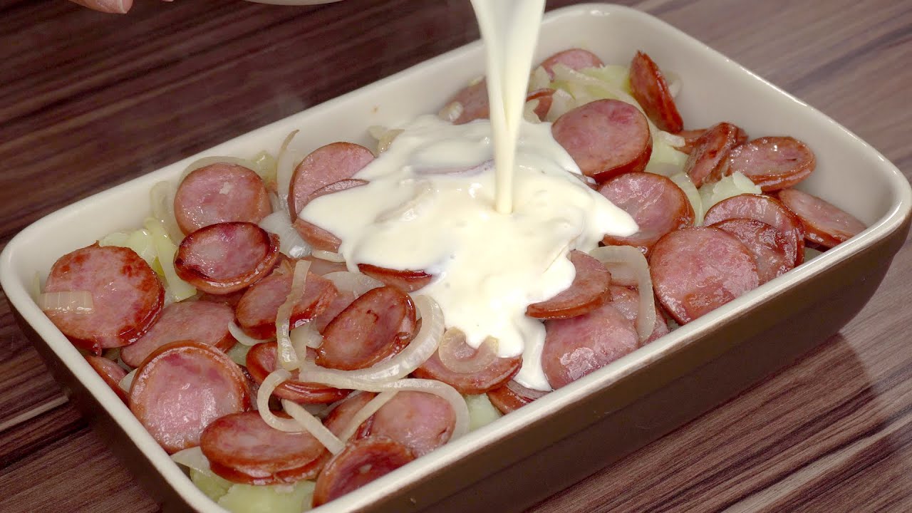 RECEITA DE BATATA GRATINADA COM CALABRESA