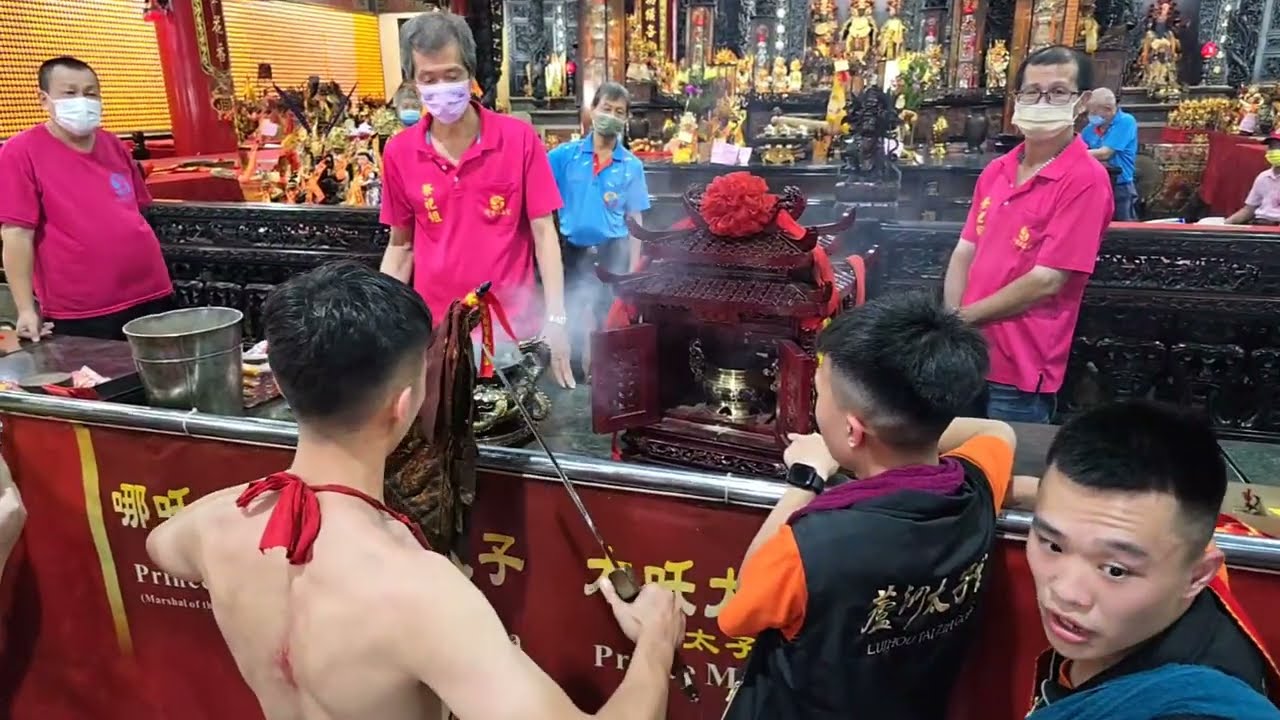 114/06/15日蘆洲太子宮中壇元帥南巡進香刈火大典【第二站祖廟新營太子宮回駕前往祖廟新營開天宮】
