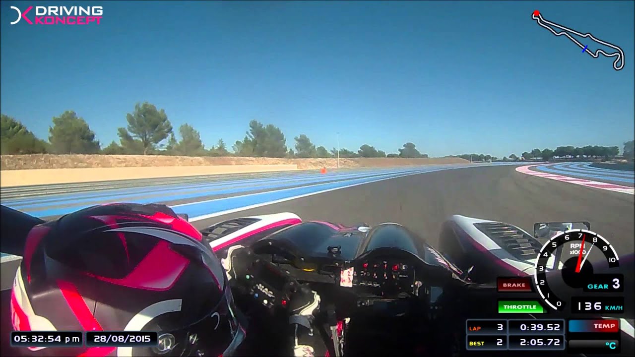 David Zollinger Castellet Circuit Paul Ricard Proto Norma M20FC onboard by Shop Racing