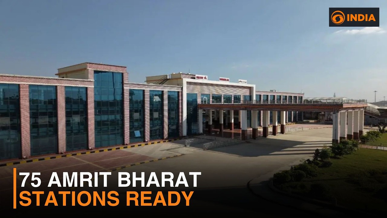 Премьер-министр Моди откроет 75 железнодорожных станций Amrit Bharat по всей Индии | Развитие жел...