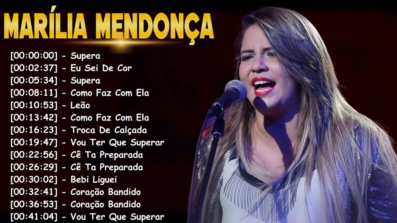 TOP Sertanejo Feminino | Marília Mendonça – Infiel, Ciumeira, Leão, Troca de Calçada