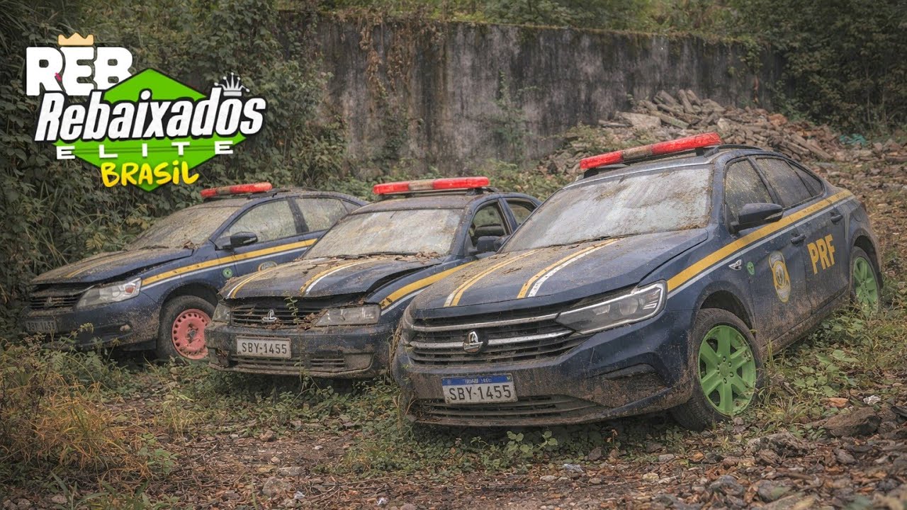 REBAIXADOS ELITE BRASIL ACHEI 3 VIATURAS DA PRF ABANDONADAS 
