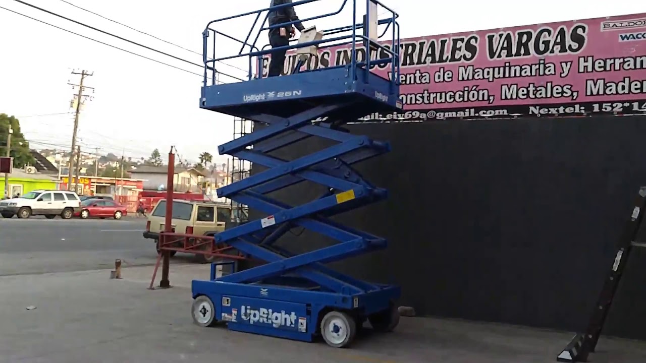 Elevador El&eacute;ctrico de Tijera Up Right 26 Pies - 8 Metros # 4069 EN VENTA EIV MAQUINARIA