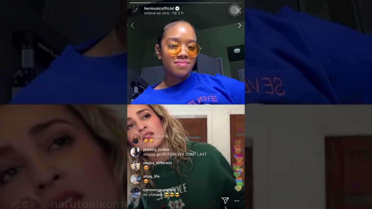 Tori Kelly and H.E.R. singing &lsquo;Brokenhearted&rsquo; by Brandy Norwood - (06/04/2020)
