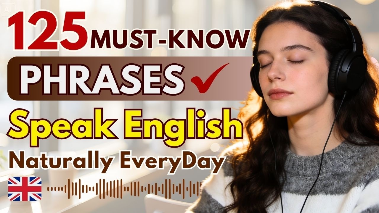 125 Daily English Phrases to Speak Naturally Like a Native