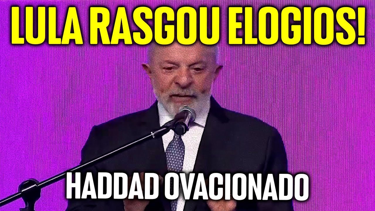 LULA HOMENAGEIA HADDAD: EM DISCURSO EMOCIONANTE E PEGA TODOS SURPRESA! NINGU&Eacute;M ESPERAVA!