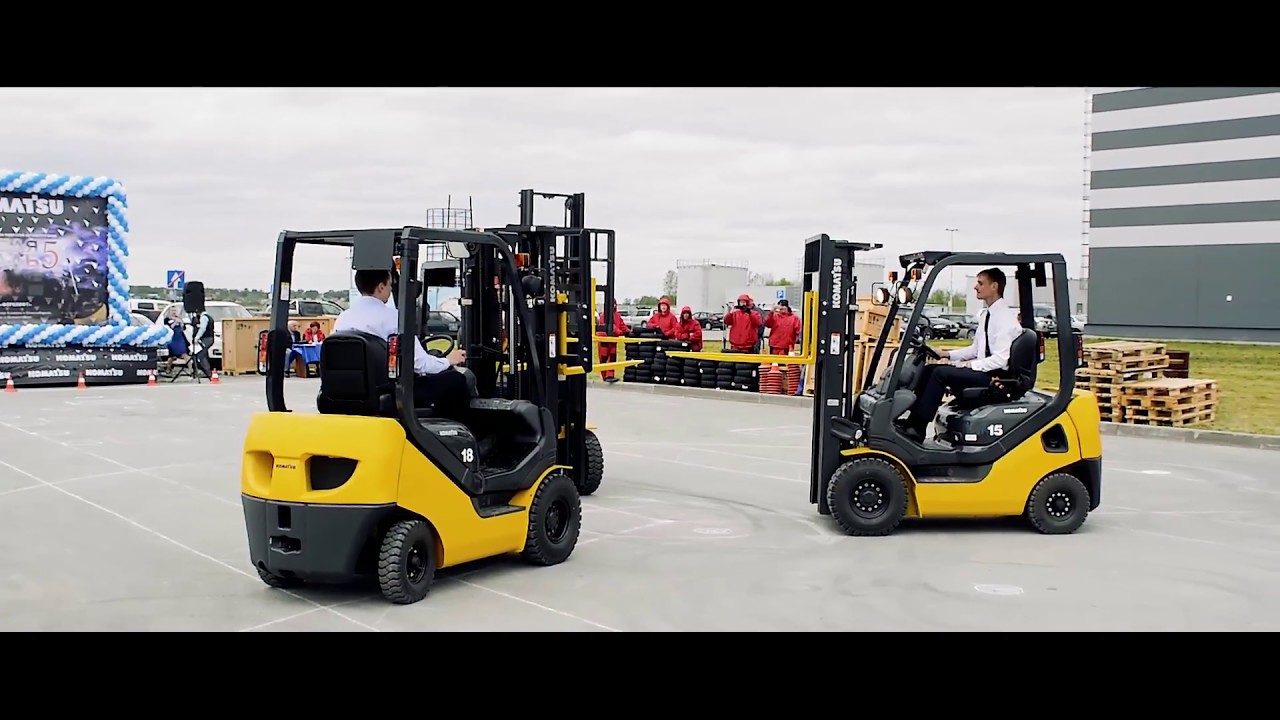 Живая сталь 5 - Фестиваль мастерства операторов вилочных погрузчиков KOMATSU