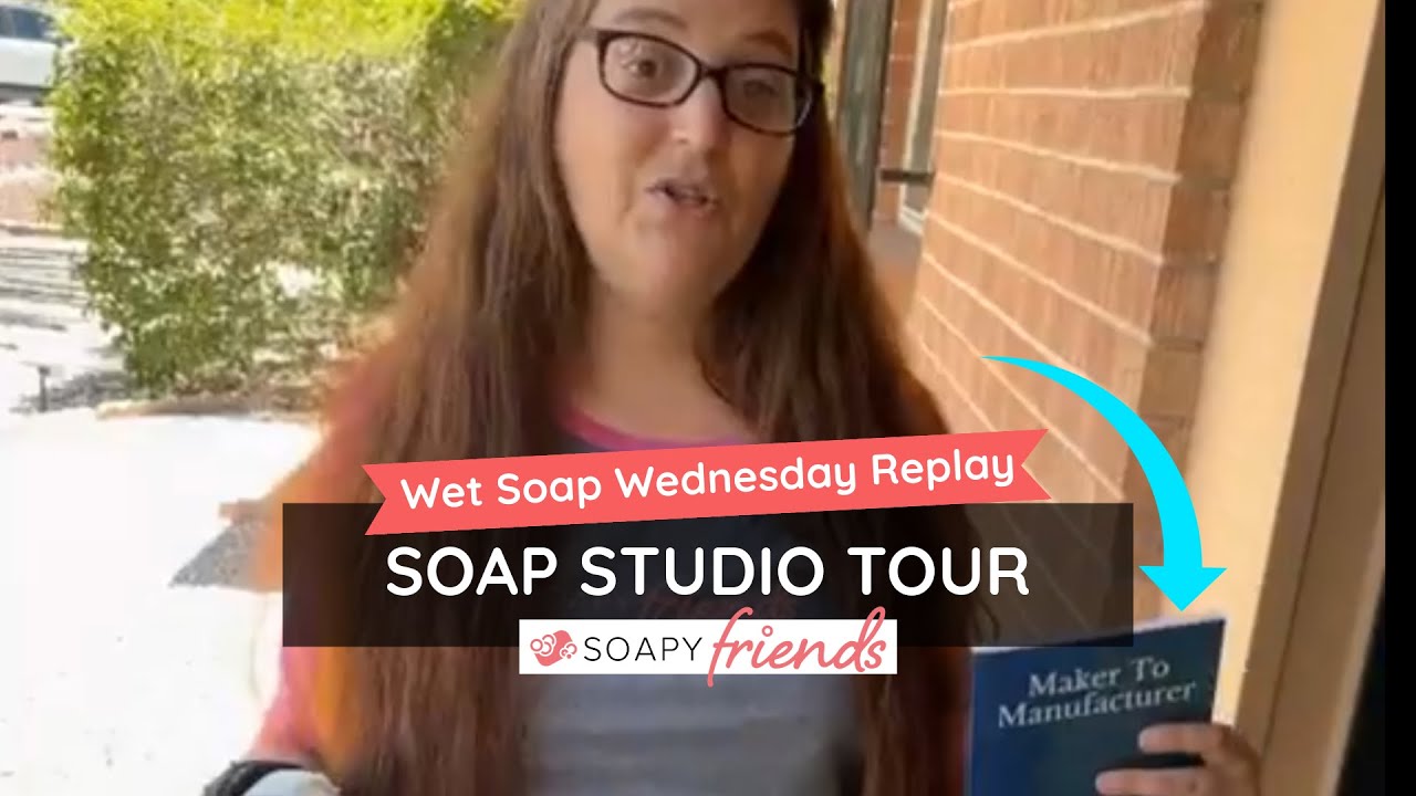 Soap Studio Tour: Walk through my soap making space with me and the Maker to Manufacturer Book