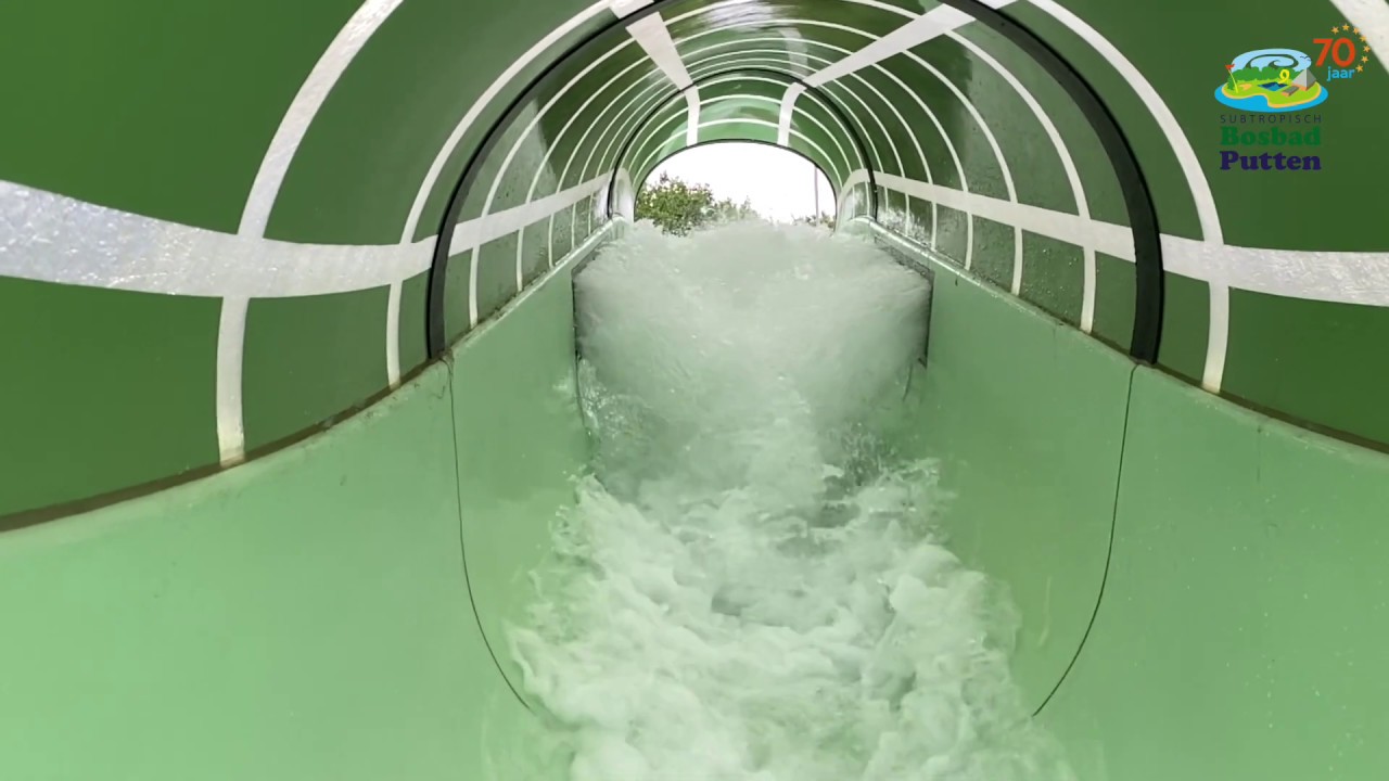 Eerste test wildwaterbaan, juni 2020