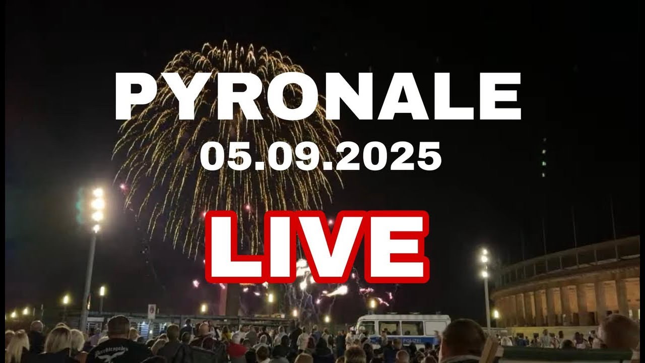 Pyronale Live 05.09.2025 von außen.
