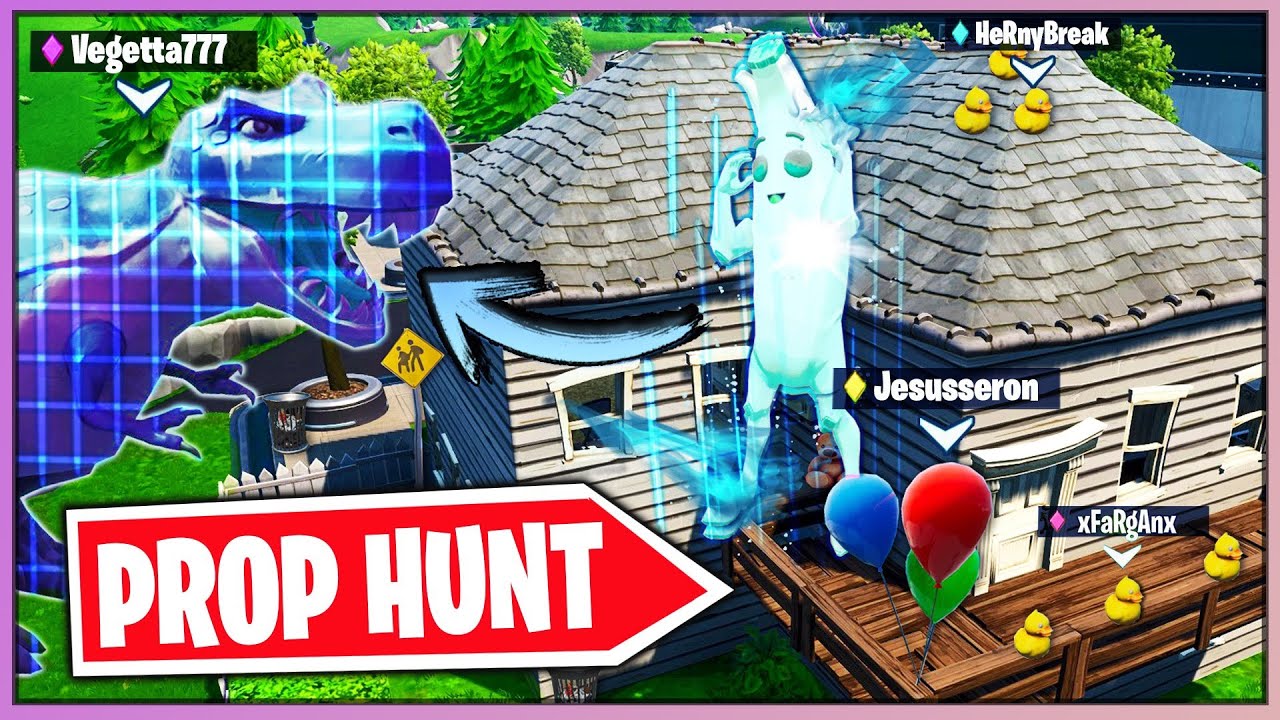 *PROP HUNT* PARKOUR SUSCRIPTOR (FORTNITE MINIJUEGOS)