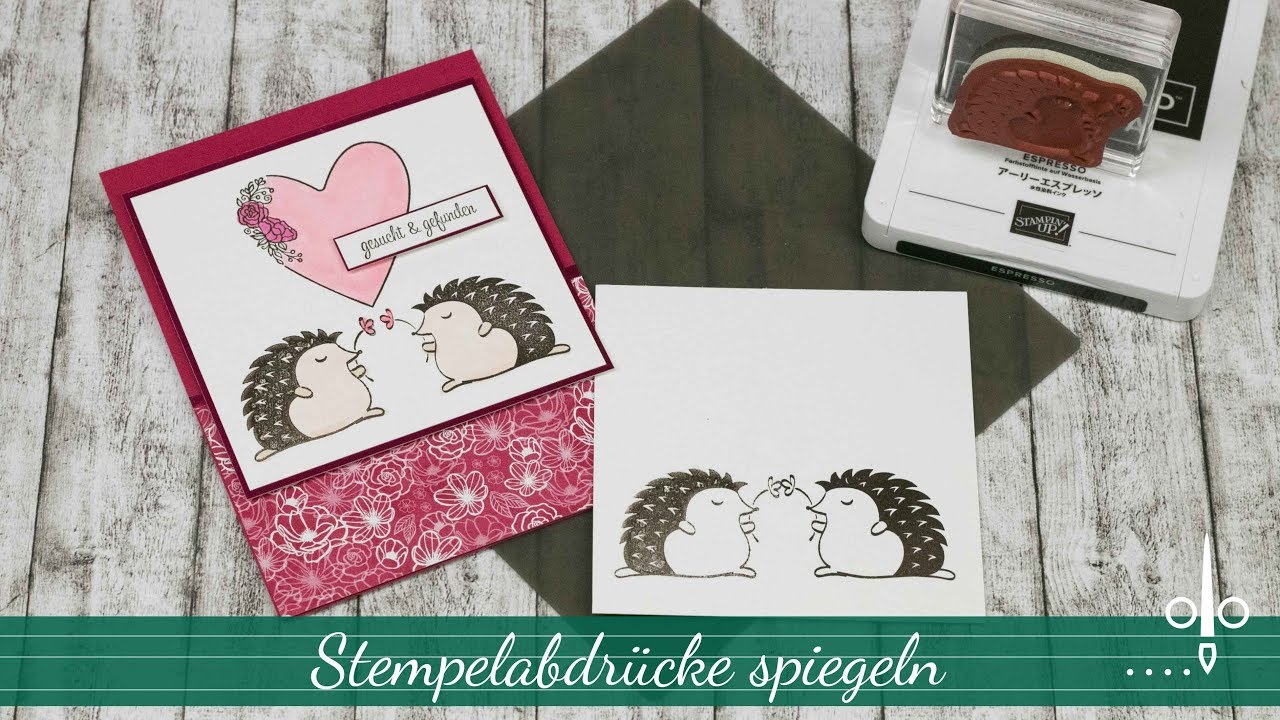 Stempelklasse #31 | Stempelabdrücke spiegeln | Spiegeltechnik | Stampin' Up!