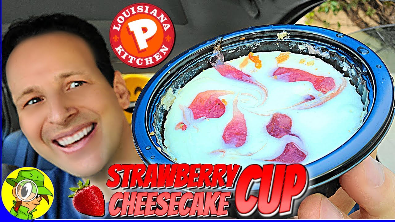Обзор чашки Popeyes® с клубничным чизкейком ⚜??? | Взг