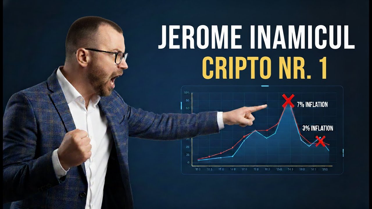 Jerome inamicul cripto nr.1, vrea sa distruga toata zona de investitii.