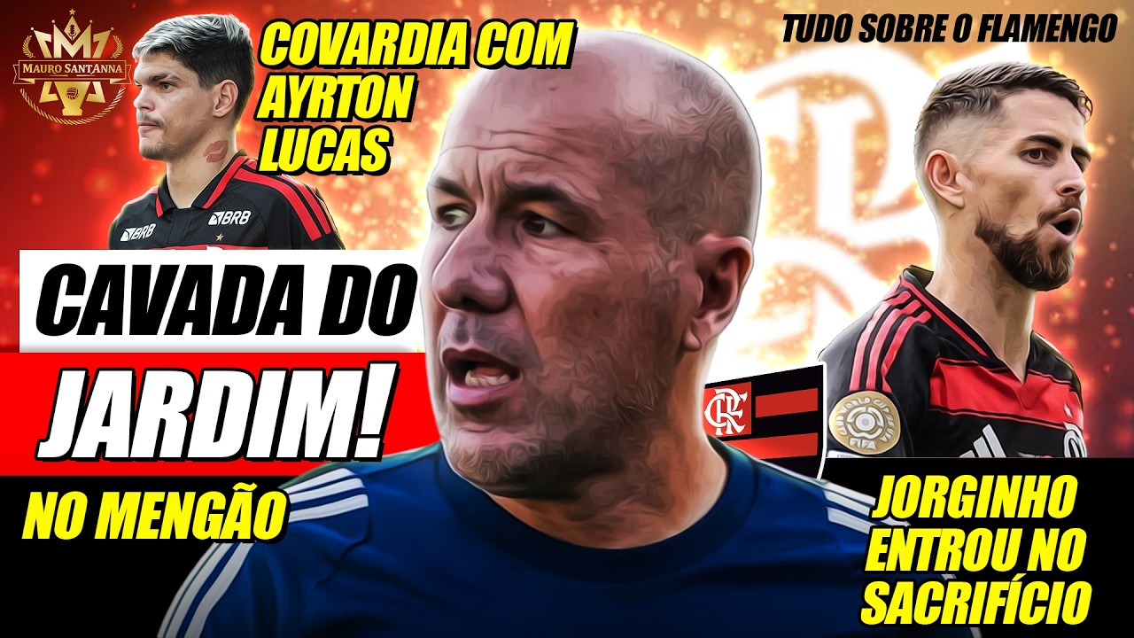 🔥 CAVOU: JARDIM DÁ SINAL VERDE! FILIPE LUÍS NÃO GOSTOU! COVARDIA NO FLAMENGO! JORGINHO NO SACRIFÍCIO