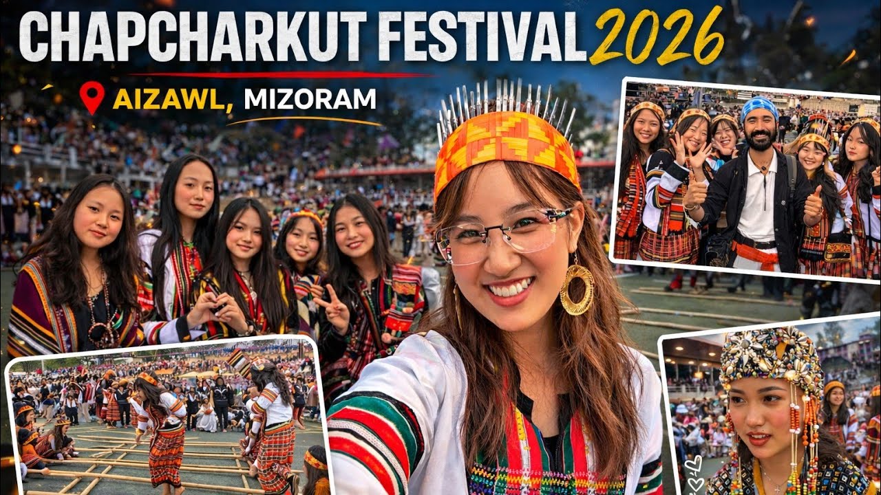 Chapchar Kut Festival 2026 🇮🇳 | Mizo Culture, Cheraw Bamboo Dance & Amazing People | Aizawl Mizoram