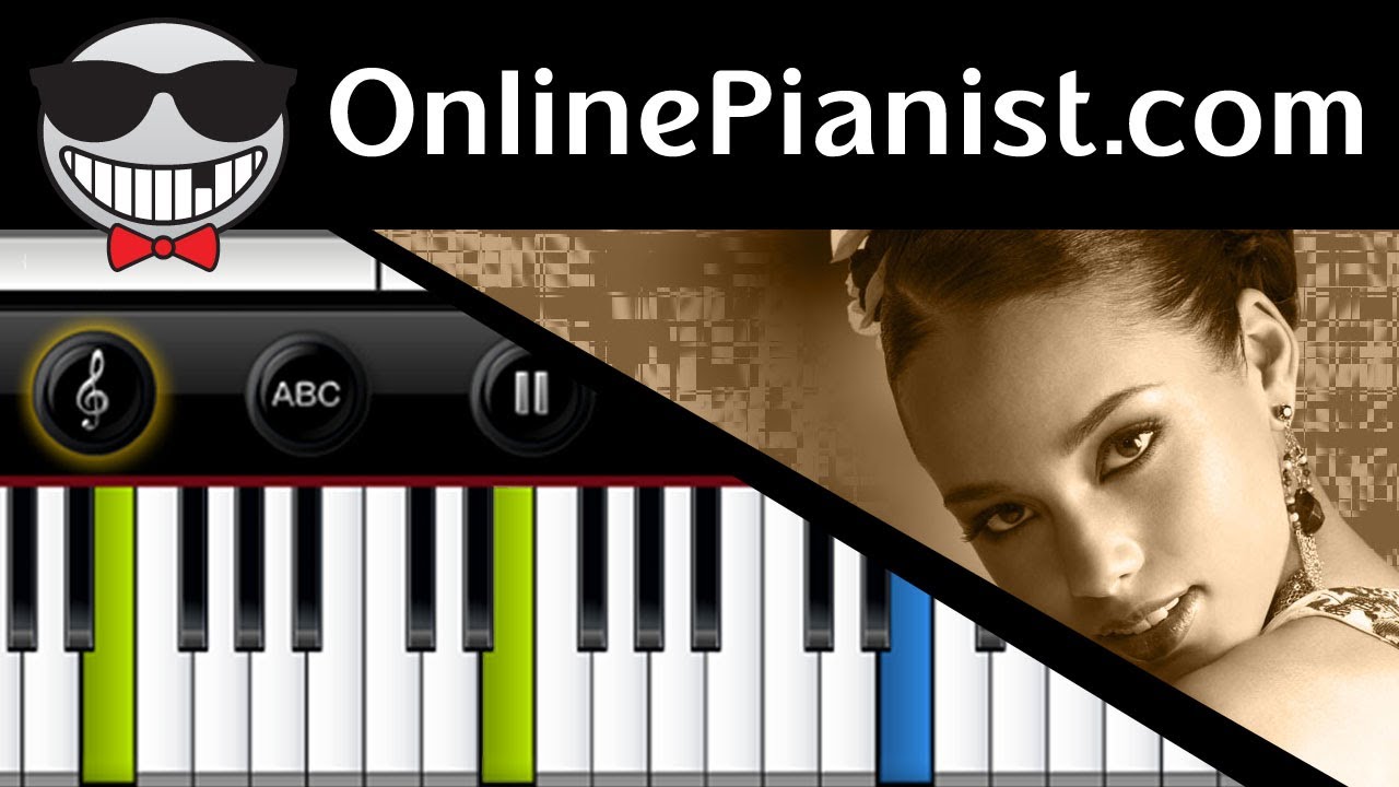Alicia Keys - Brand New Me - Piano Tutorial