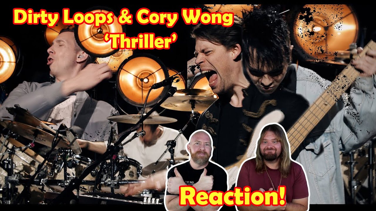 Реакция музыкантов на прослушивание Dirty Loops и Кори Вонга — Thriller