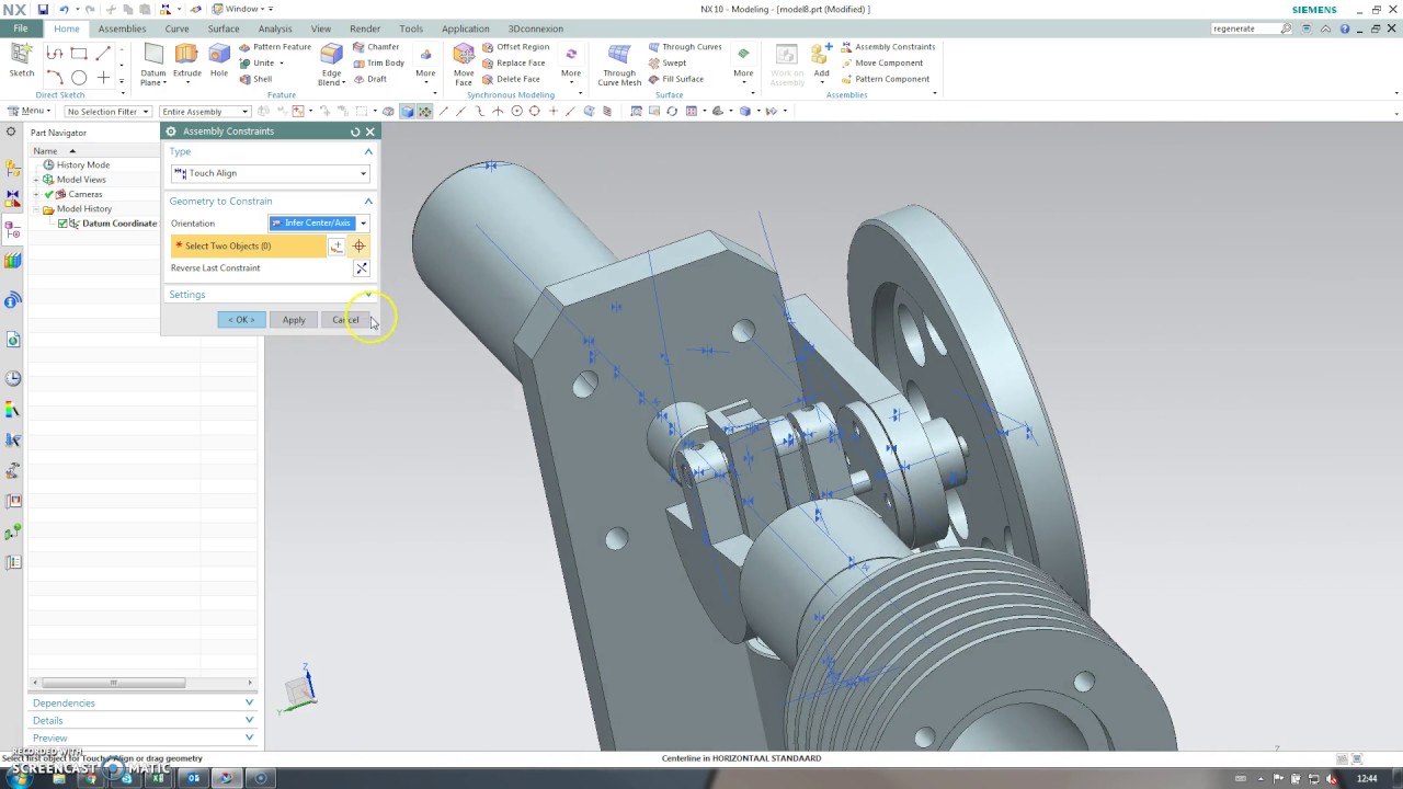 Assembly NX10 stirling engine part 2