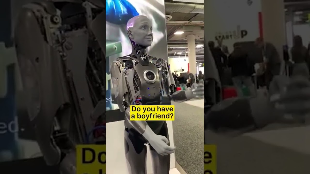 Ameca the Humanoid Robot Got Jokes