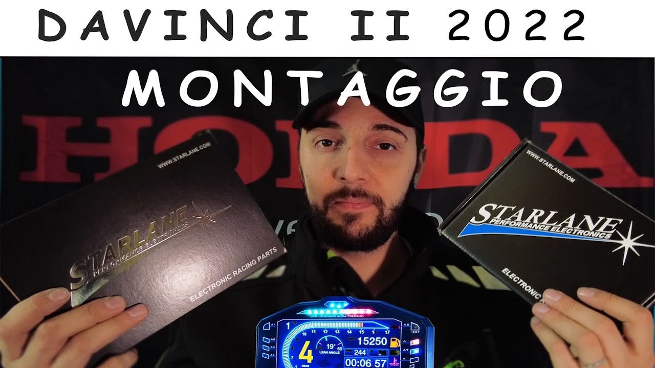 [TUTORIAL] dashboard STARLANE davinci 2 s(2022) guida al montaggio cbr 1000rr PT.1
