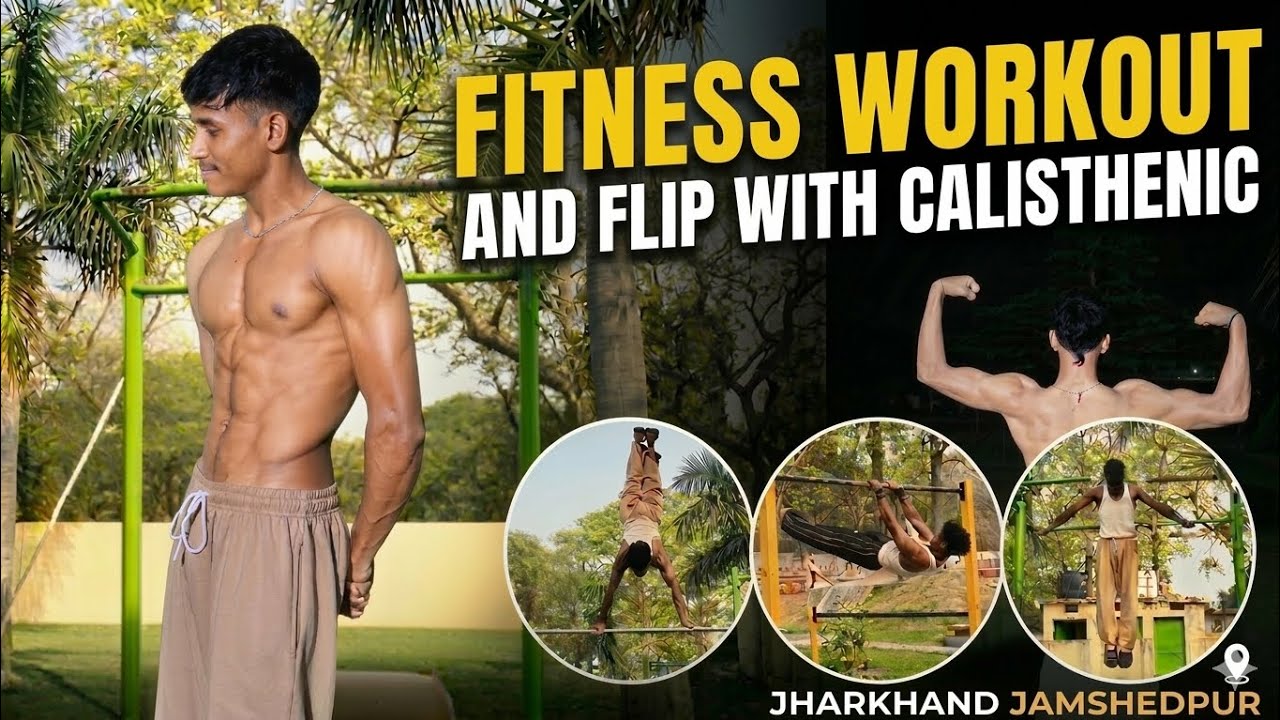 Fitness workout and flip with calisthenic. #fitness #flipaclip #shorts
