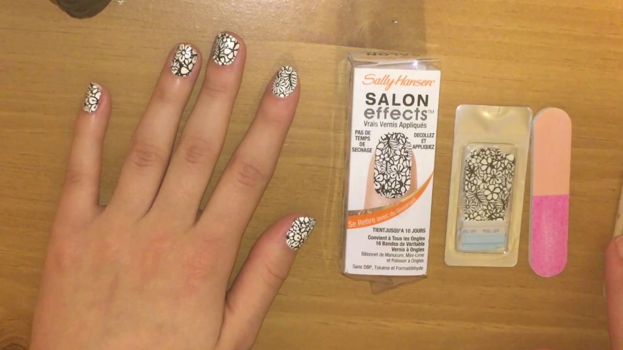 Sally Hansen Polish Strips Tutorial