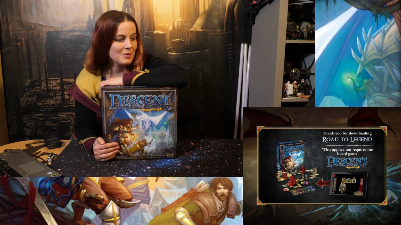 Descent 2. Edition mit App Livestream (und Unboxing, völlig ahnungslos)