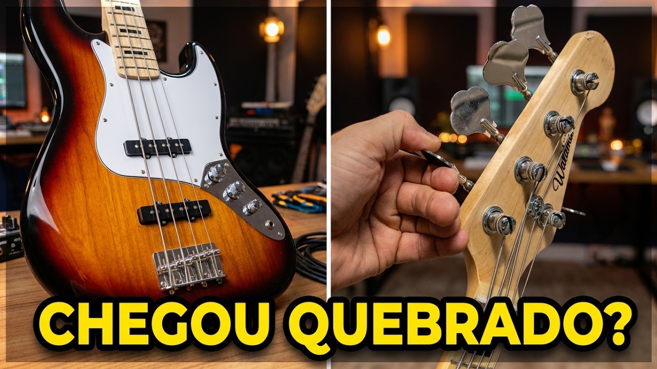 Unboxing  Baixo WALDMAN GJJ205X TS - Primeiras impressões