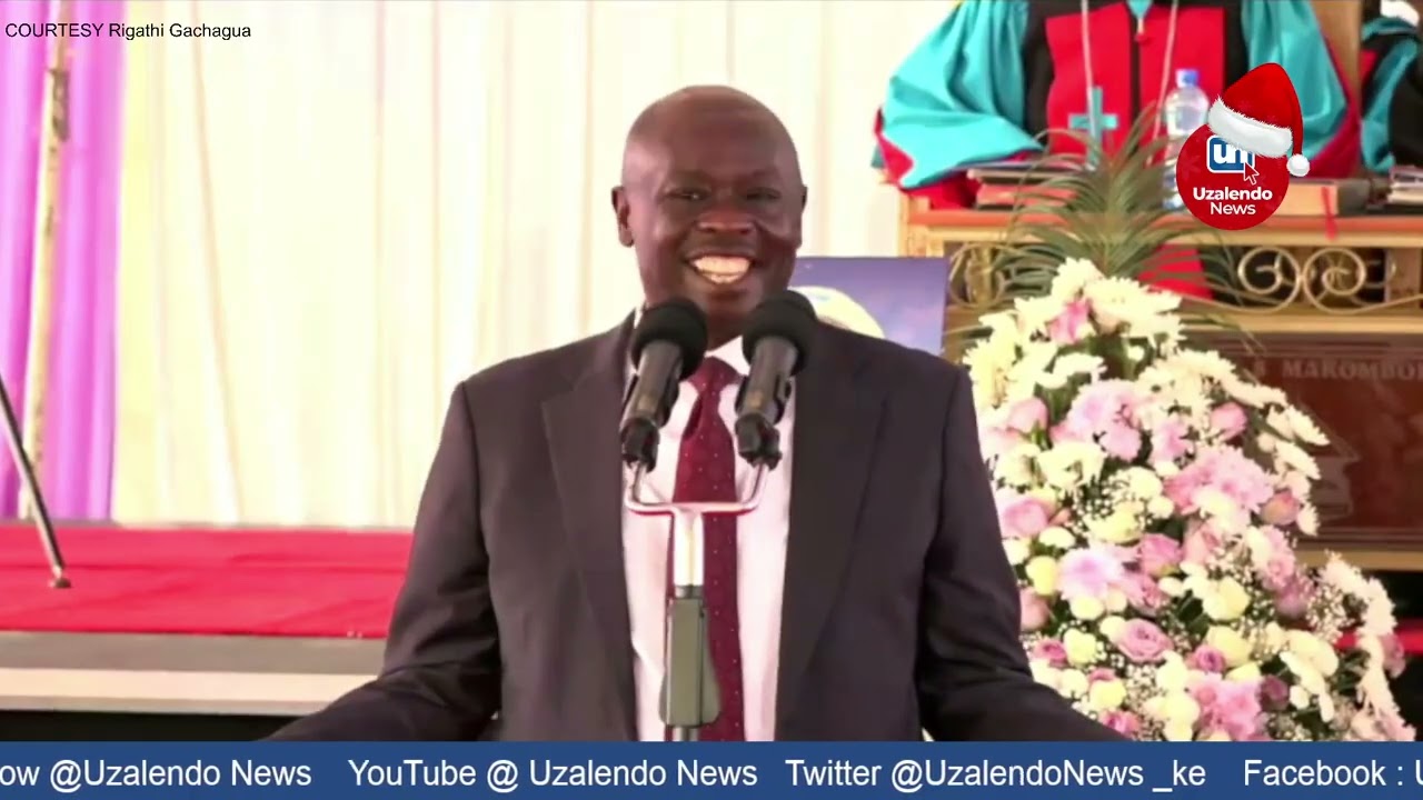 Rigathi Gachagua's Speech During the Burial of Alice Gakuya,Mother of Embakasi North MP James Gakuya