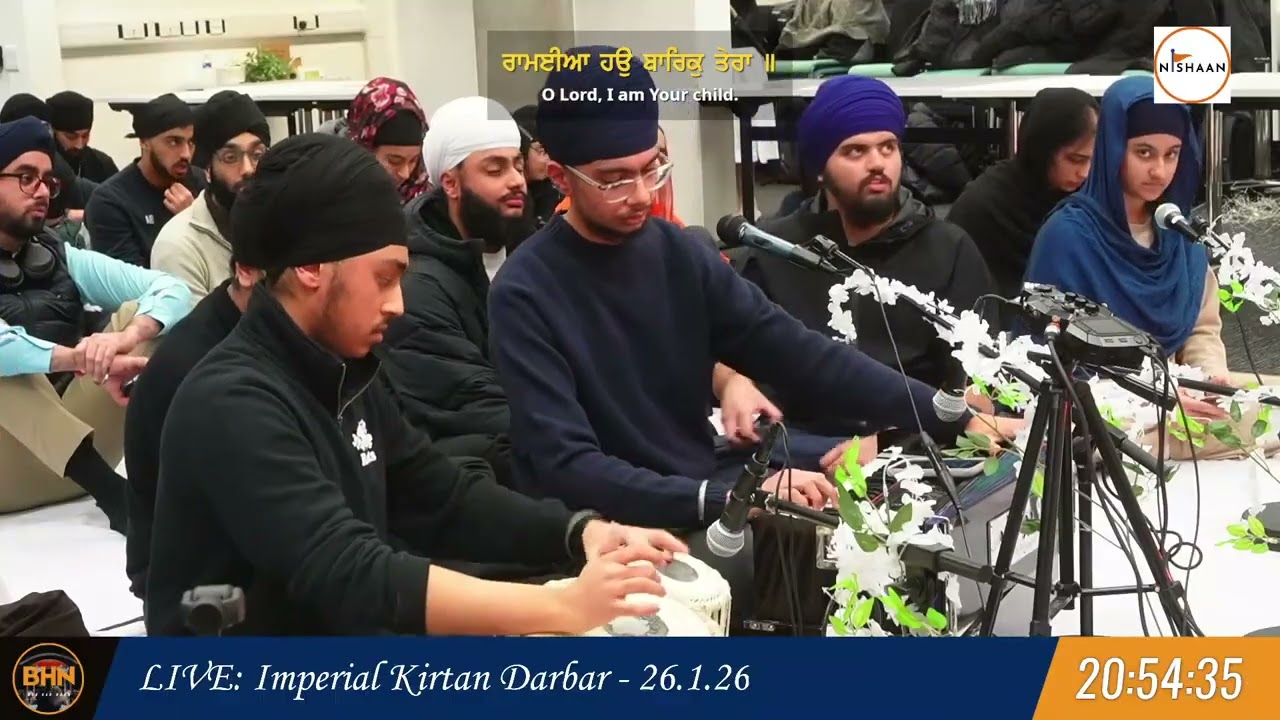 Bhai Amar Singh – Imperial University Kirtan Darbar - 26.1.26